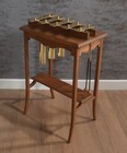 Antique Marimbaphone   Oak Cased Glockenspiel With Brass Keys