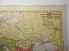 1955 Antique European Barbarian Migrations Atlas Map - Hammond s World Atlas