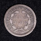 1858 Seated Liberty Half Dime Choice Vg Free Shipping E578 Dm