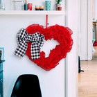 Artificial Spring Wreath Front Door Wreath 15inch Wall Decor Wedding Garland