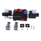 12v Dc Solenoid Hydraulic Control Valve Double Acting 1 Spool 13 Gpm 3600 Psi