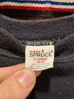 Vintage 60s 70s Mayo Spruce Womens Raglan Crewneck Sweatshirt Small 17x21 5