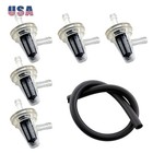 5x Clear Inline Gas Right Angle Fuel Filter For Motorcycle 6mm 7mm   6 9 Line