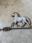 Antique Horse Weather Vane Topper Cast Zinc Weathervane Folk Art Country