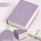 Thick Blank Journal Notebook 720 Pages 3 9    5 5 No Lines Soft Leather Pocket Bl