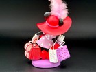 Disney Minnie Mouse Figurine With Shopping Bags