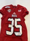 Game Worn Used Jersey Northern Illinois Huskies Niu Football Adidas Large  35