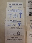 Lionel Trains 1950s How To Operate install Lot Of 30