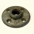 Vtg Iron Industrial Sewing Machine Table Thread lamp Holder-flange Base-singer