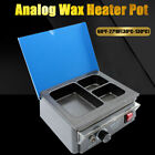 Dental Analog Wax Heater 3 Well Wax Heater Wax Heating Dipping Pot Lab Equipment