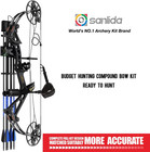 Sanlida Dragon X7 Ready To Hunt Compound Bow Package For Adults  Archery Compoun