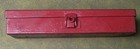 Vintage Bell Systems D Metal 8-5 8 Inch Red Tool Box Empty