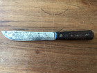 Vintage Ontario Knife Co  Old Hickory 7  1095 Carbon Steel Blade Butcher Knife