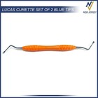 Margalla   Lucas Curette Dental surgical Bone Curettes Serrated Set Of 2-pcs