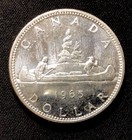 1965 Canada Silver 1 Dollar  Enn Coins