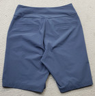 Adidas Golf Performance Shorts Womens Xs Blue Stretch Ankle Slit Comfort Waist