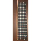 Gap Tartan Plaid Fringe Scarf Wrap Green Navy Red White Winter Cozy Classic Prep