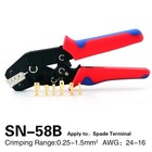 Ratchet Crimping Pliers Insulated Terminal Wire Cable Connector Crimper Tool Us