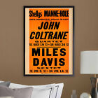 John Coltrane - Miles Davis Jazz Poster - Shelly s Manne-hole - 1963