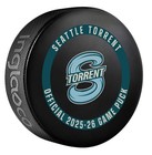 2025-26 Seattle Torrent Pwhl  womens  Official Game Puck With Display Case  new 