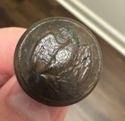 Dug Civil War Confederate Drooped Wing Staff Officer Button