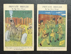 Original Lot Of  6  1943 Unused Military Postcards Private Breger - Nice - Lqqk