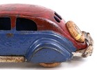 Authentic     Hubley Cast Iron Studebaker Sedan 5 Inch Two Piece Original Top Up