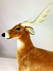Melissa   Doug Life-like Plush Stuffed Deer Buck Reindeer 36  Tall