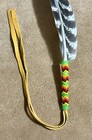 Native American Lakota Sioux Beaded Feather 