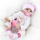 22  Lifelike Baby Twins Reborn Dolls Boy girl Vinyl Silicone Newborn Doll Gift
