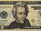  20 Dollar Bill Federal Reserve Note Double Print Error On Obverse  front  Side