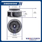 New 70302201p Dryer Blower Assembly 9 51 Od  t45  Pkg For Huebsch   Speed Queen