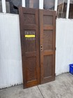   Antique Chestnut Double Entrance French Doors 40 X 80 5   Salvage