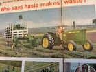 Vintage John Deere Advertising Page - New Gen Tractors   Haying Equipment-1961