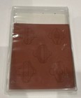 Stampin Up   christmas Collectibles    Rubber Mount Stamp Set Of 5 Ornaments Crafts 