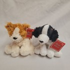 Lot Of 4 Russ Berrie Yomiko Classics 5    Stuffed Realistic Dog Plush Toys