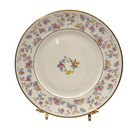 Vtg Reverie By Lamberton 7 5  Salad Plates Vintage Floral Cream Set Of 12