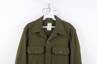 Vtg 60s Vietnam War Mens S Usgi Wool Army Military Field Button Shirt Jacket Usa