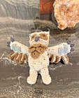 Handmade Crochet Owl W  Wings Spread