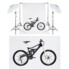 Photo Studio Photography Lighting Kit Umbrella Soft Light Box Backdrop Stand Set