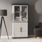 72  Tall Kitchen Pantry  Large Storage Cabinet W  Doors   Shelves