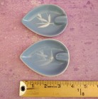 Blue Pacific Winfield Ashtrays Lot Of 2 Santa Monica Pottery Mcm Small Vintage