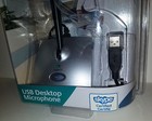  new  Logitech Usb Desktop Microphone  skype Certified noise Cancelling  pc mac 