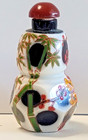 Vintage Chinese Double-gourd Porcelain Snuff Bottle