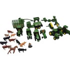 Lot Of 16 Ertl John Deere Toy Diecast Tractors   Trailers 1 64 Model   Animals