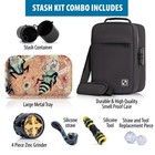 Xl Tobacco Smell Proof Stash Kit Combo W  Combination Lock  Herb Grinder   More