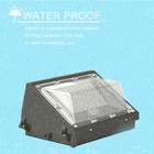 6pcs 120w Led Wall Pack Light Dusk To Dawn Commercial Industrial Outdoor Light