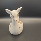 Vintage Holt Howard Reindeer Starburst Candle Holder Whimsical 1960 Rare Read