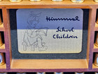 Vtg Hummel School Children Complete Set 28 Gold Plated Thimbles   Display Case