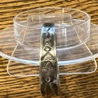Antique Native American Sterling Sm Cuff Bracelet Storyteller Symbols 1930  Used